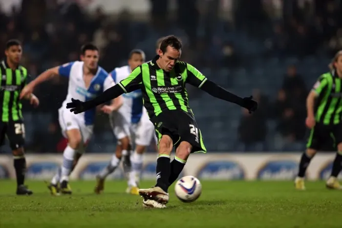 Framed Print : Last-Minute Thriller: David Lopez Scores Dramatic Equalizer for Brighton & Hove Albion against Blackburn Rovers (January 22, 2013) Framed Print : Last-Minute Thriller: David Lopez Scores Dramatic Equalizer for Brighton & Hove Albion against Blackburn Rovers (January 22, 2013)