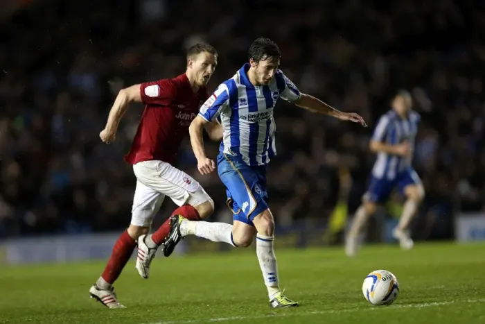Framed Print : Late Drama: Will Buckley's Near-Miss vs. Nottingham Forest, December 15, 2012 (Brighton & Hove Albion) Framed Print : Late Drama: Will Buckley's Near-Miss vs. Nottingham Forest, December 15, 2012 (Brighton & Hove Albion)