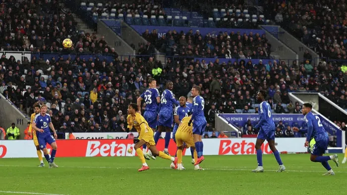 Framed Print : Leicester City v Brighton and Hove Albion Premier League 08DEC24 Framed Print : Leicester City v Brighton and Hove Albion Premier League 08DEC24