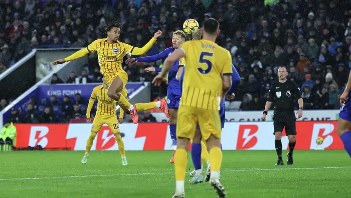 Framed Print : Leicester City v Brighton and Hove Albion Premier League 08DEC24