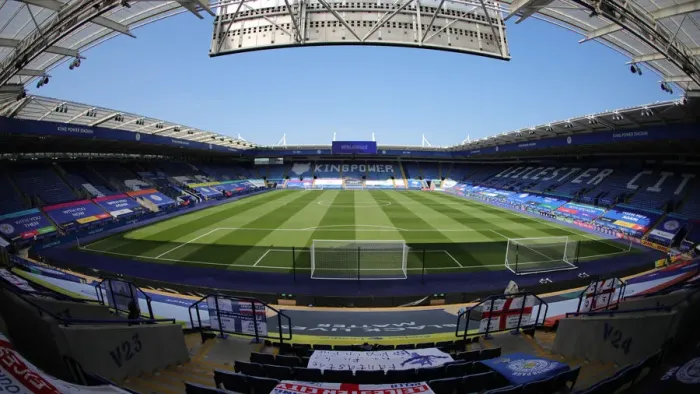 Framed Print : Leicester City v Brighton and Hove Albion Premier League 23JUN2020