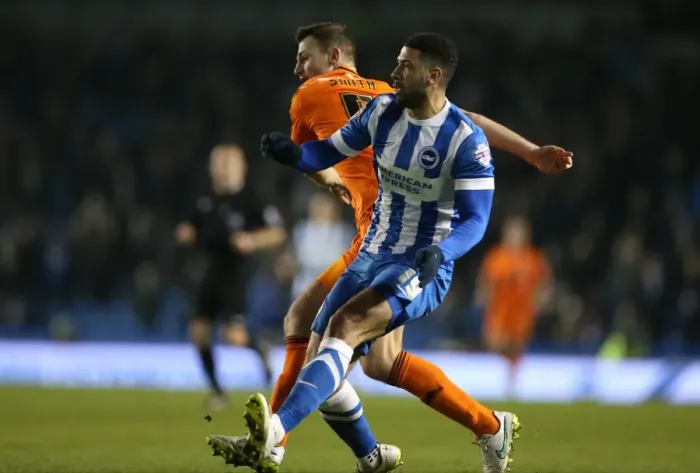 Framed Print : Leon Best in Action: Brighton & Hove Albion vs. Ipswich Town (January 2015) Framed Print : Leon Best in Action: Brighton & Hove Albion vs. Ipswich Town (January 2015)