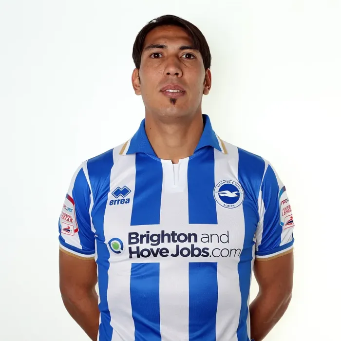 Framed Print : Leonardo Ulloa: Focused Striker of Brighton & Hove Albion at American Express Community Stadium Framed Print : Leonardo Ulloa: Focused Striker of Brighton & Hove Albion at American Express Community Stadium