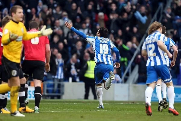 Leonardo Ulloa Scores Double: Brighton & Hove Albion vs Huddersfield Town, March 2, 2013