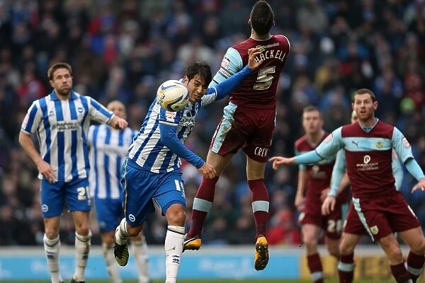Leonardo Ulloa's Corner Kick Attempt: Brighton & Hove Albion vs. Burnley (February 23, 2013)
