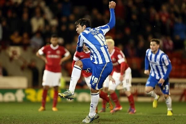 Leonardo Ulloa's Missed Penalty: Barnsley vs. Brighton & Hove Albion, March 12, 2013