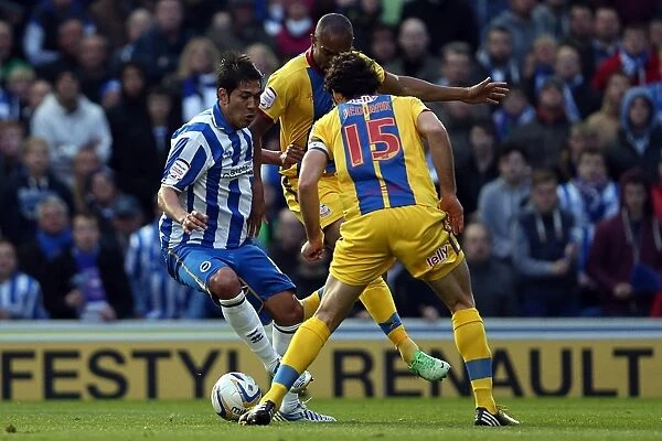 Leonardo Ulloa's Thrilling Performance: Brighton & Hove Albion vs. Crystal Palace Championship Play-Off Semi-Final 2nd Leg (May 13, 2013)