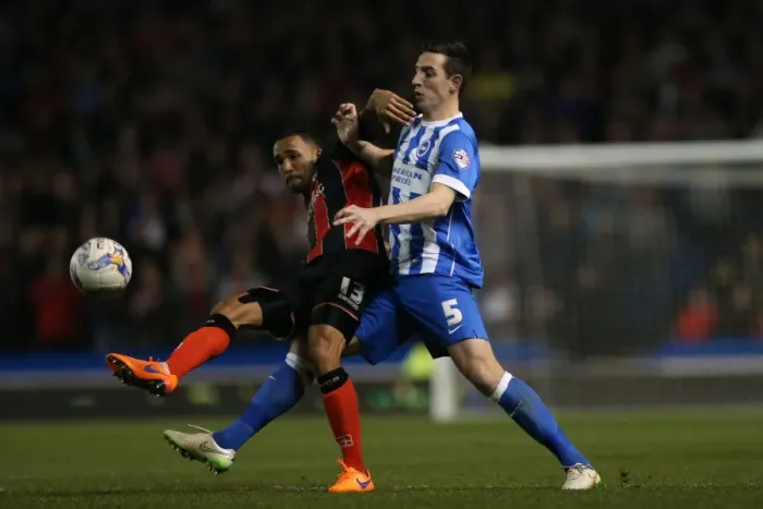 Framed Print : Lewis Dunk in Action: Brighton and Hove Albion vs. AFC Bournemouth (April 2015) Framed Print : Lewis Dunk in Action: Brighton and Hove Albion vs. AFC Bournemouth (April 2015)