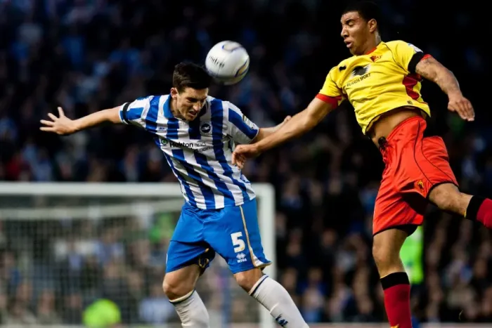 Framed Print : Lewis Dunk in Action: Brighton & Hove Albion vs. Watford, April 17, 2012 Framed Print : Lewis Dunk in Action: Brighton & Hove Albion vs. Watford, April 17, 2012