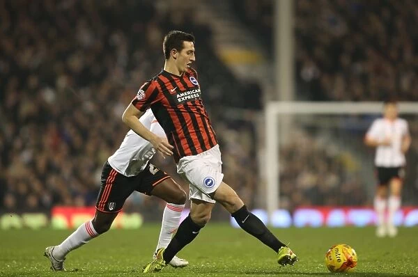 Lewis Dunk: In Action at Craven Cottage - Fulham vs. Brighton & Hove Albion (December 2014)