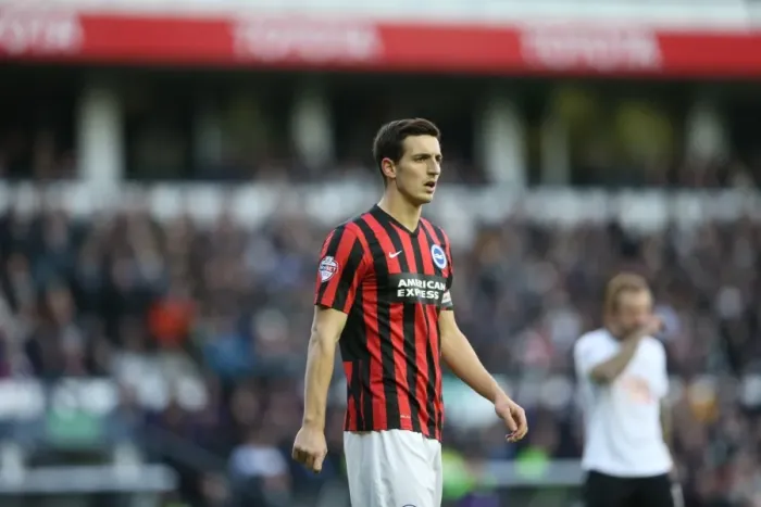 Framed Print : Lewis Dunk in Action: Derby County vs. Brighton & Hove Albion, Sky Bet Championship, iPro Stadium, December 2014 Framed Print : Lewis Dunk in Action: Derby County vs. Brighton & Hove Albion, Sky Bet Championship, iPro Stadium, December 2014
