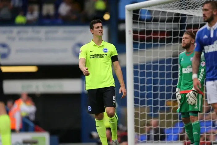 Framed Print : Lewis Dunk in Action: Ipswich Town vs. Brighton and Hove Albion, Sky Bet Championship (28.08.2015) Framed Print : Lewis Dunk in Action: Ipswich Town vs. Brighton and Hove Albion, Sky Bet Championship (28.08.2015)