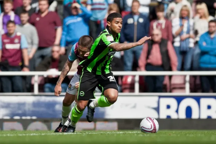 Framed Print : Liam Bridcutt Battles for Possession: Brighton & Hove Albion vs. West Ham United, Npower Championship 2012 Framed Print : Liam Bridcutt Battles for Possession: Brighton & Hove Albion vs. West Ham United, Npower Championship 2012