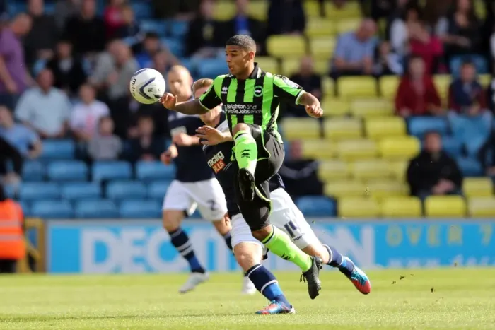 Framed Print : Liam Bridcutt during Millwall v Brighton & Hove Albion, Npower Championship Framed Print : Liam Bridcutt during Millwall v Brighton & Hove Albion, Npower Championship