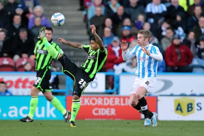 Framed Print : Liam Bridcutt's Overhead Kick: Brighton & Hove Albion vs. Wolves, Championship Match at Huddersfield Town (November 17, 2012) Framed Print : Liam Bridcutt's Overhead Kick: Brighton & Hove Albion vs. Wolves, Championship Match at Huddersfield Town (November 17, 2012)