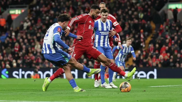 Framed Print : Liverpool v Brighton and Hove Albion FA Cup 14FEB26 Framed Print : Liverpool v Brighton and Hove Albion FA Cup 14FEB26