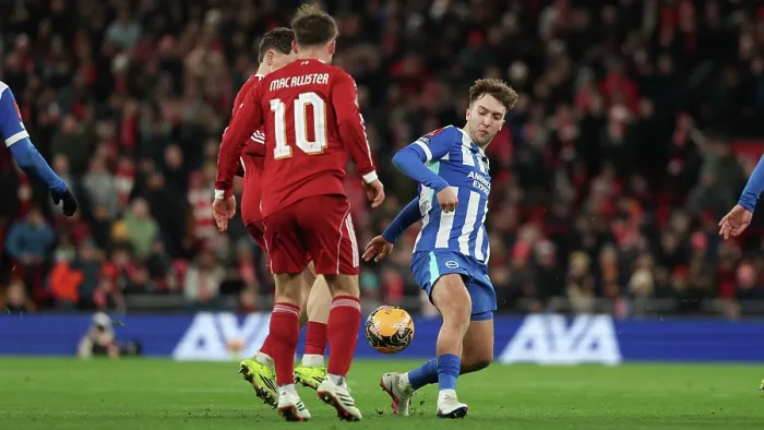 Framed Print : Liverpool v Brighton and Hove Albion FA Cup 14FEB26 Framed Print : Liverpool v Brighton and Hove Albion FA Cup 14FEB26