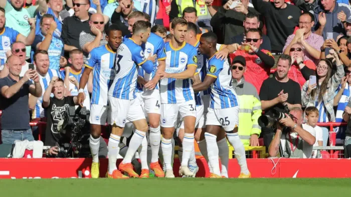 Framed Print : Liverpool v Brighton and Hove Albion Premier League 01OCT22 Framed Print : Liverpool v Brighton and Hove Albion Premier League 01OCT22