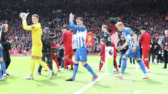 Framed Print : Liverpool v Brighton and Hove Albion Premier League 31MAR24 Framed Print : Liverpool v Brighton and Hove Albion Premier League 31MAR24
