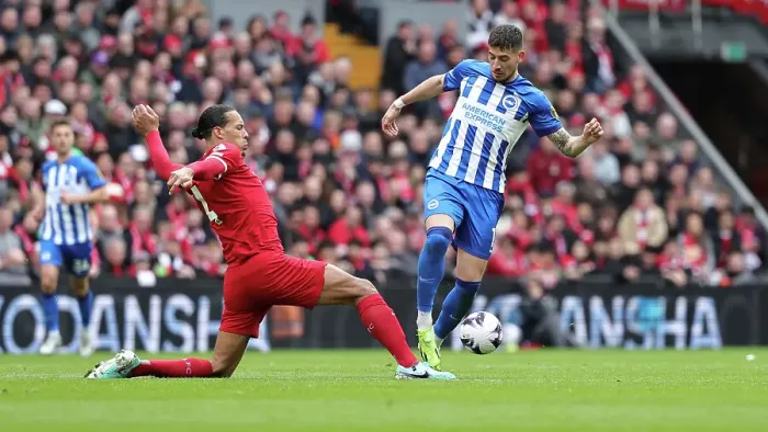 Framed Print : Liverpool v Brighton and Hove Albion Premier League 31MAR24 Framed Print : Liverpool v Brighton and Hove Albion Premier League 31MAR24