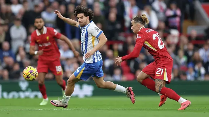 Framed Print : Liverpool v Brighton and Hove Albion Premier League DDMMMYY Framed Print : Liverpool v Brighton and Hove Albion Premier League DDMMMYY