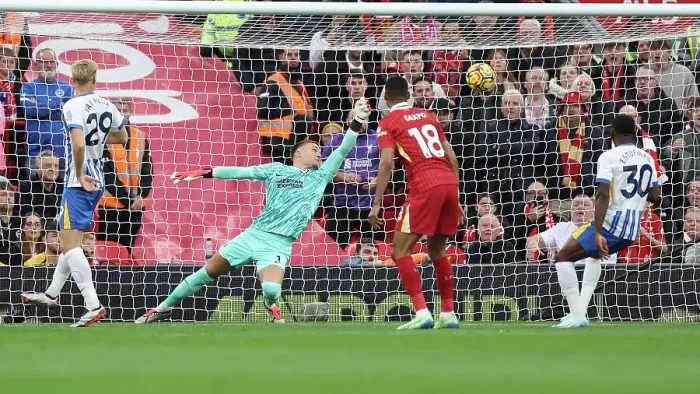 Framed Print : Liverpool v Brighton and Hove Albion Premier League DDMMMYY Framed Print : Liverpool v Brighton and Hove Albion Premier League DDMMMYY