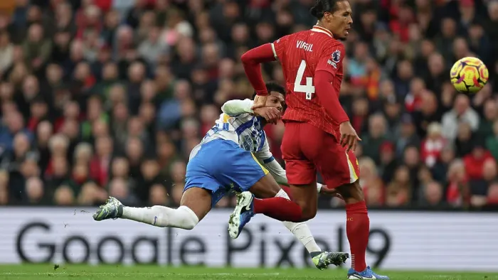 Framed Print : Liverpool v Brighton and Hove Albion Premier League DDMMMYY Framed Print : Liverpool v Brighton and Hove Albion Premier League DDMMMYY