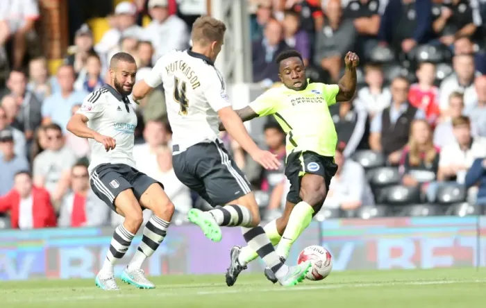 Framed Print : LuaLua in Action: Fulham vs. Brighton & Hove Albion, Sky Bet Championship (15 / 08 / 2015) Framed Print : LuaLua in Action: Fulham vs. Brighton & Hove Albion, Sky Bet Championship (15 / 08 / 2015)