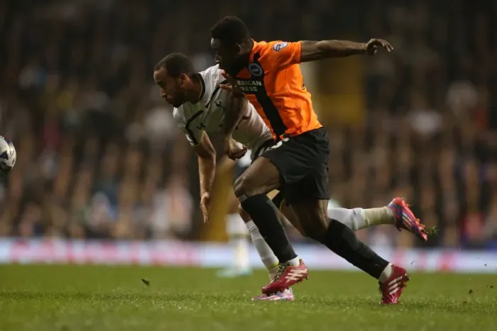 Framed Print : LuaLua in Action: Tottenham vs. Brighton in the Capital One Cup Framed Print : LuaLua in Action: Tottenham vs. Brighton in the Capital One Cup