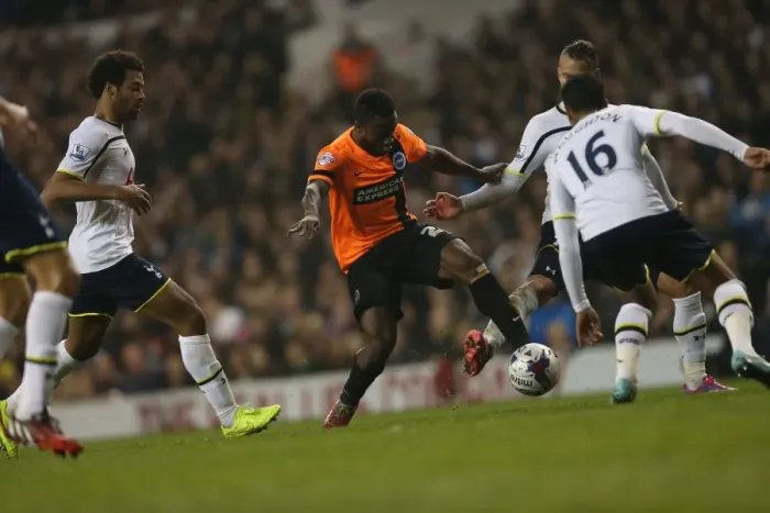Framed Print : LuaLua's Determined Performance: Brighton vs. Tottenham in the Capital One Cup (29OCT14) Framed Print : LuaLua's Determined Performance: Brighton vs. Tottenham in the Capital One Cup (29OCT14)