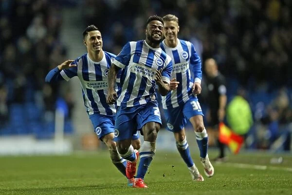 LuaLua's Thrilling Goal: Brighton Edge Out Derby County in Championship Clash (3 March 2015)