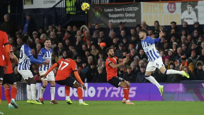 Framed Print : Luton Town v Brighton and Hove Albion Premier League 30JAN24 Framed Print : Luton Town v Brighton and Hove Albion Premier League 30JAN24