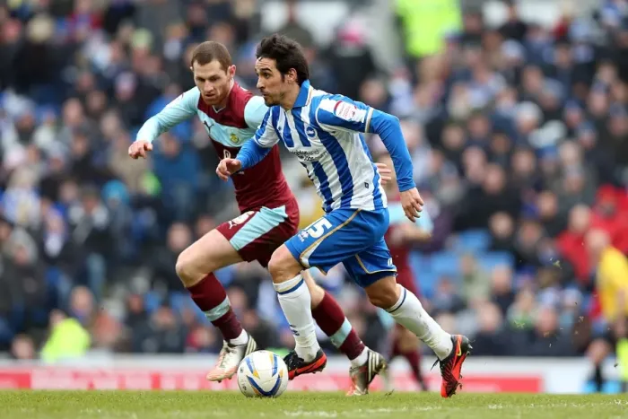 Framed Print : Man of the Match Vicente: Brighton & Hove Albion vs. Burnley, Npower Championship, Amex Stadium, February 23, 2013 Framed Print : Man of the Match Vicente: Brighton & Hove Albion vs. Burnley, Npower Championship, Amex Stadium, February 23, 2013