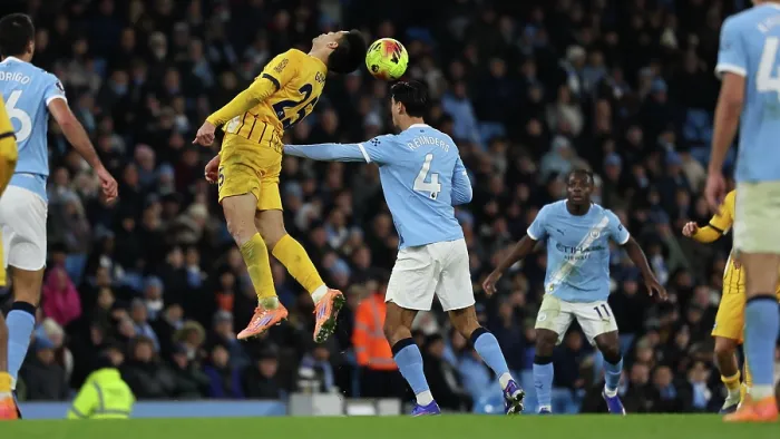 Framed Print : Manchester City v Brighton and Hove Albion Premier League 04JAN26 Framed Print : Manchester City v Brighton and Hove Albion Premier League 04JAN26