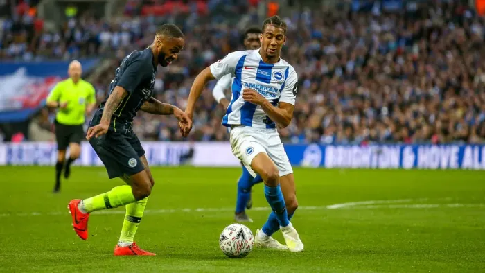 Framed Print : Manchester City vs. Brighton and Hove Albion: FA Cup Semi-Final Battle at Wembley Stadium (06APR19) Framed Print : Manchester City vs. Brighton and Hove Albion: FA Cup Semi-Final Battle at Wembley Stadium (06APR19)