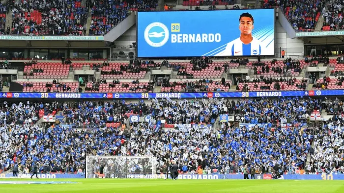 Framed Print : Manchester City vs. Brighton and Hove Albion: FA Cup Semi-Final Battle at Wembley Stadium (06APR19) Framed Print : Manchester City vs. Brighton and Hove Albion: FA Cup Semi-Final Battle at Wembley Stadium (06APR19)