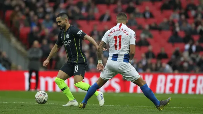 Framed Print : Manchester City vs. Brighton & Hove Albion: FA Cup Semi-Final Battle at Wembley Stadium (06APR19) Framed Print : Manchester City vs. Brighton & Hove Albion: FA Cup Semi-Final Battle at Wembley Stadium (06APR19)
