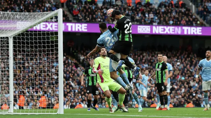 Framed Print : Manchester City vs. Brighton and Hove Albion: October Showdown at Etihad Stadium - 2023 / 24 Premier League Framed Print : Manchester City vs. Brighton and Hove Albion: October Showdown at Etihad Stadium - 2023 / 24 Premier League