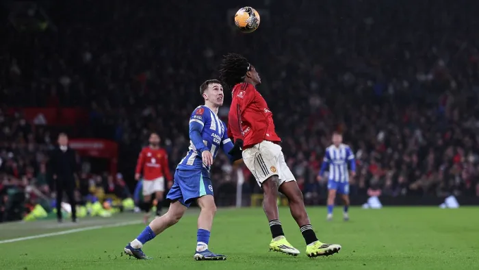 Framed Print : Manchester United v Brighton and Hove Albion FA Cup 3rd Round 11JAN26 Framed Print : Manchester United v Brighton and Hove Albion FA Cup 3rd Round 11JAN26