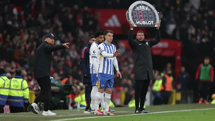 Framed Print : Manchester United v Brighton and Hove Albion Premier League 19JAN25 Framed Print : Manchester United v Brighton and Hove Albion Premier League 19JAN25