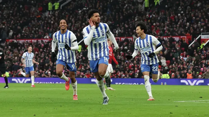 Framed Print : Manchester United v Brighton and Hove Albion Premier League 19JAN25 Framed Print : Manchester United v Brighton and Hove Albion Premier League 19JAN25