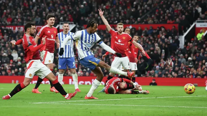 Framed Print : Manchester United v Brighton and Hove Albion Premier League 19JAN25 Framed Print : Manchester United v Brighton and Hove Albion Premier League 19JAN25