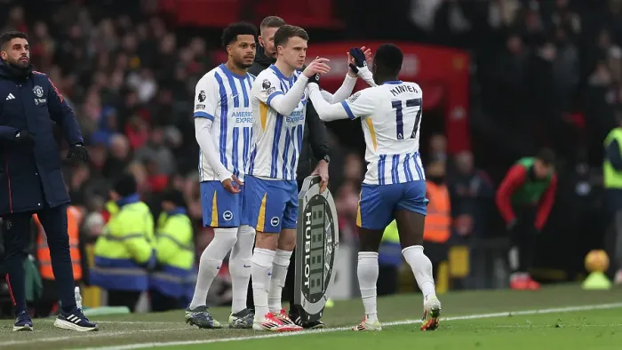 Framed Print : Manchester United v Brighton and Hove Albion Premier League 19JAN25 Framed Print : Manchester United v Brighton and Hove Albion Premier League 19JAN25
