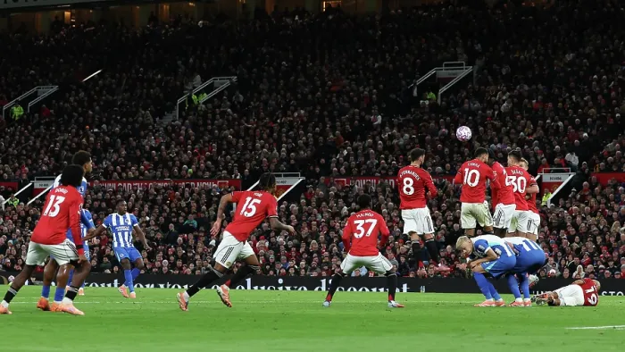 Framed Print : Manchester United v Brighton and Hove Albion Premier League 25OCT25 Framed Print : Manchester United v Brighton and Hove Albion Premier League 25OCT25