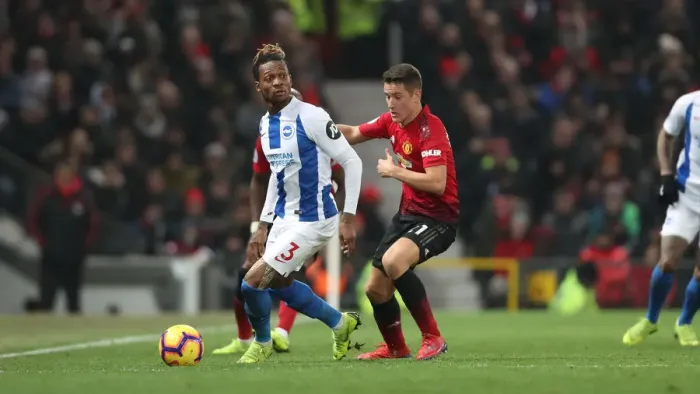 Framed Print : Manchester United vs. Brighton and Hove Albion: A Premier League Battle at Old Trafford (19Jan19)