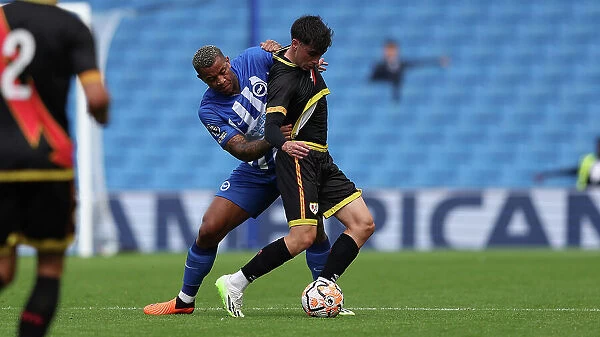 Match action during the club friendly match between Brighton and Hove Albion