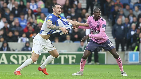 Match action during the Premier League match between Brighton and Hove Albion and Everton during the 2022 / 23 season