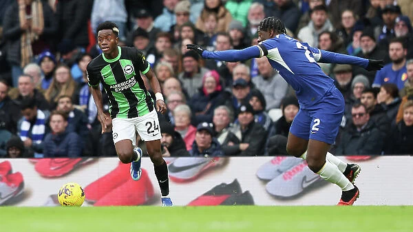 Match action during the Premier League match between Chelsea and Brighton