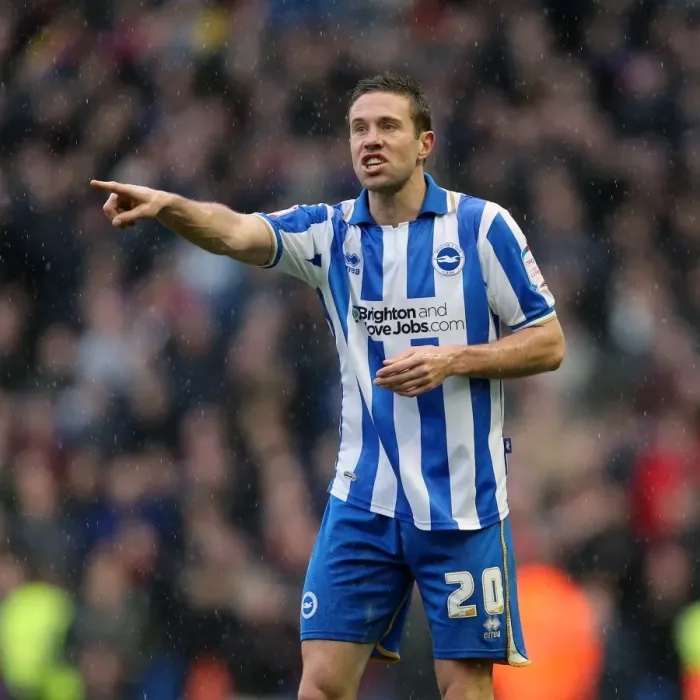 Framed Print : Matthew Upson: A Defensive Powerhouse in Brighton and Hove Albion FC Framed Print : Matthew Upson: A Defensive Powerhouse in Brighton and Hove Albion FC