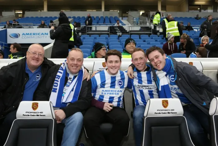 Framed Print : A Merry Championship Clash: Brighton & Hove Albion vs. Reading (26DEC14)